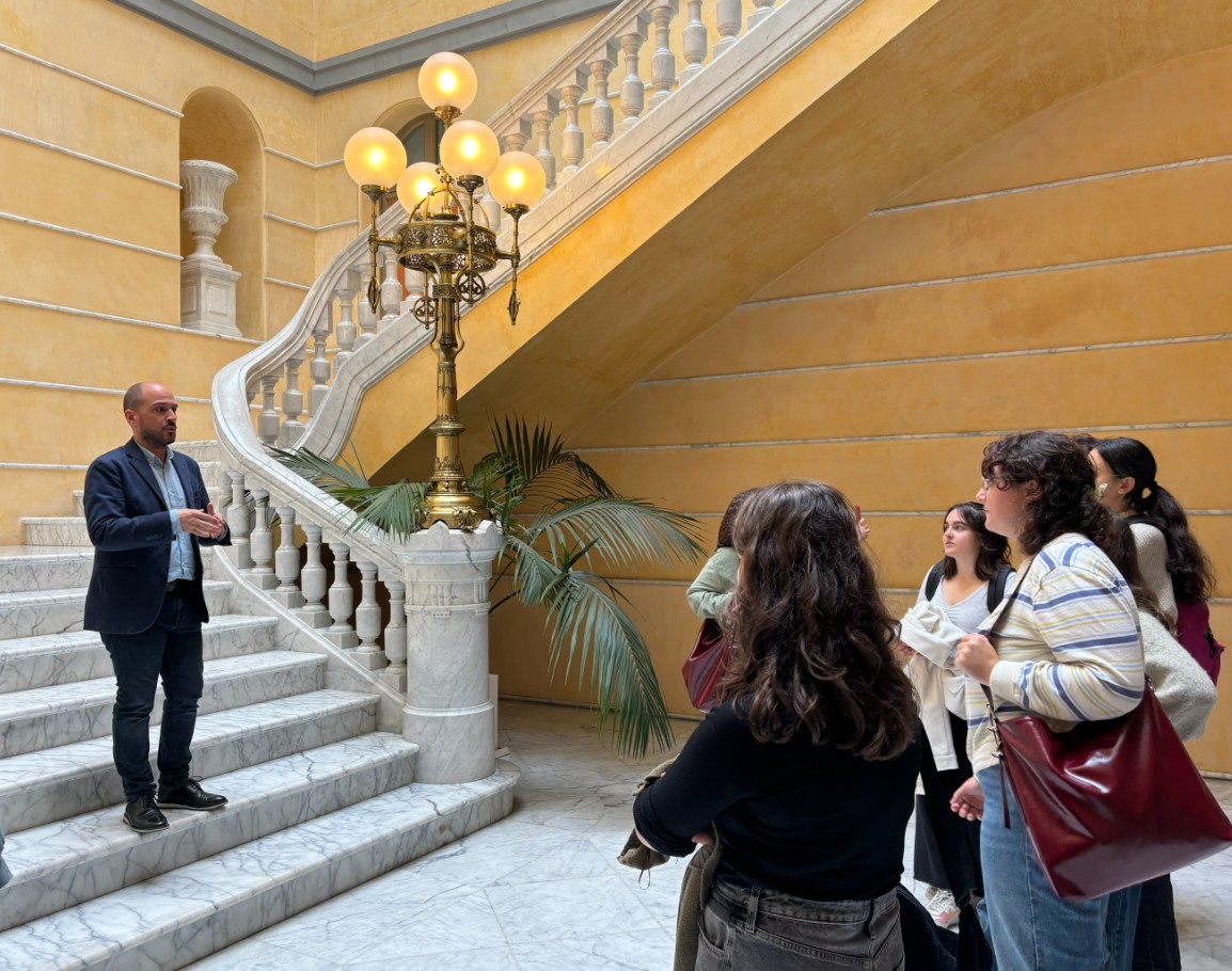 Visita a l'Arxiu de Protocols Notarials amb Antonio Albacete